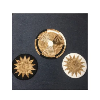 Wholesale Woven Wall Basket Plate Eco friendly Boho Decorative Wall Baskets For Living Room Bedroom Made in Vietnam OEM ODM