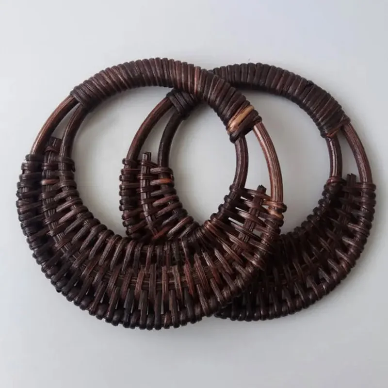 Hot sale A pair Of Rattan Handles for Bag Wholesale in Bulk