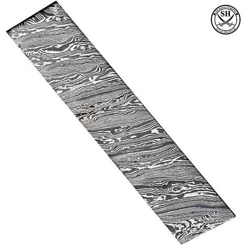 Штанга из дамасской стали ручной работы для изготовления ножей