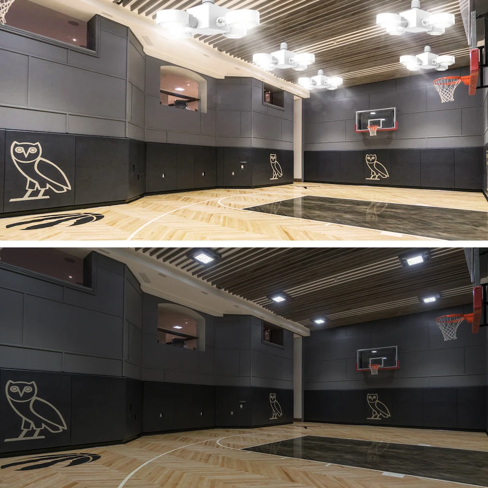  Sansi 30w 3000lm 5000K 110 к 277vac коммерческий светодиодный вентилятор гараж прожекторное освещение для парковки и склад двор сад