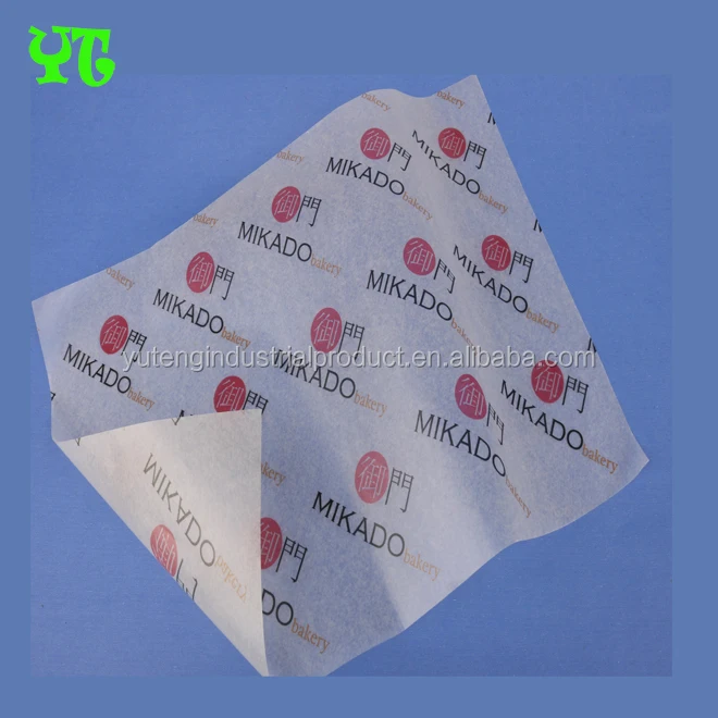Singapore Malaysia Paper For Food Wrapping Paper Greaseproof Sheet grease proof oil proof sheet roll jumbo roll