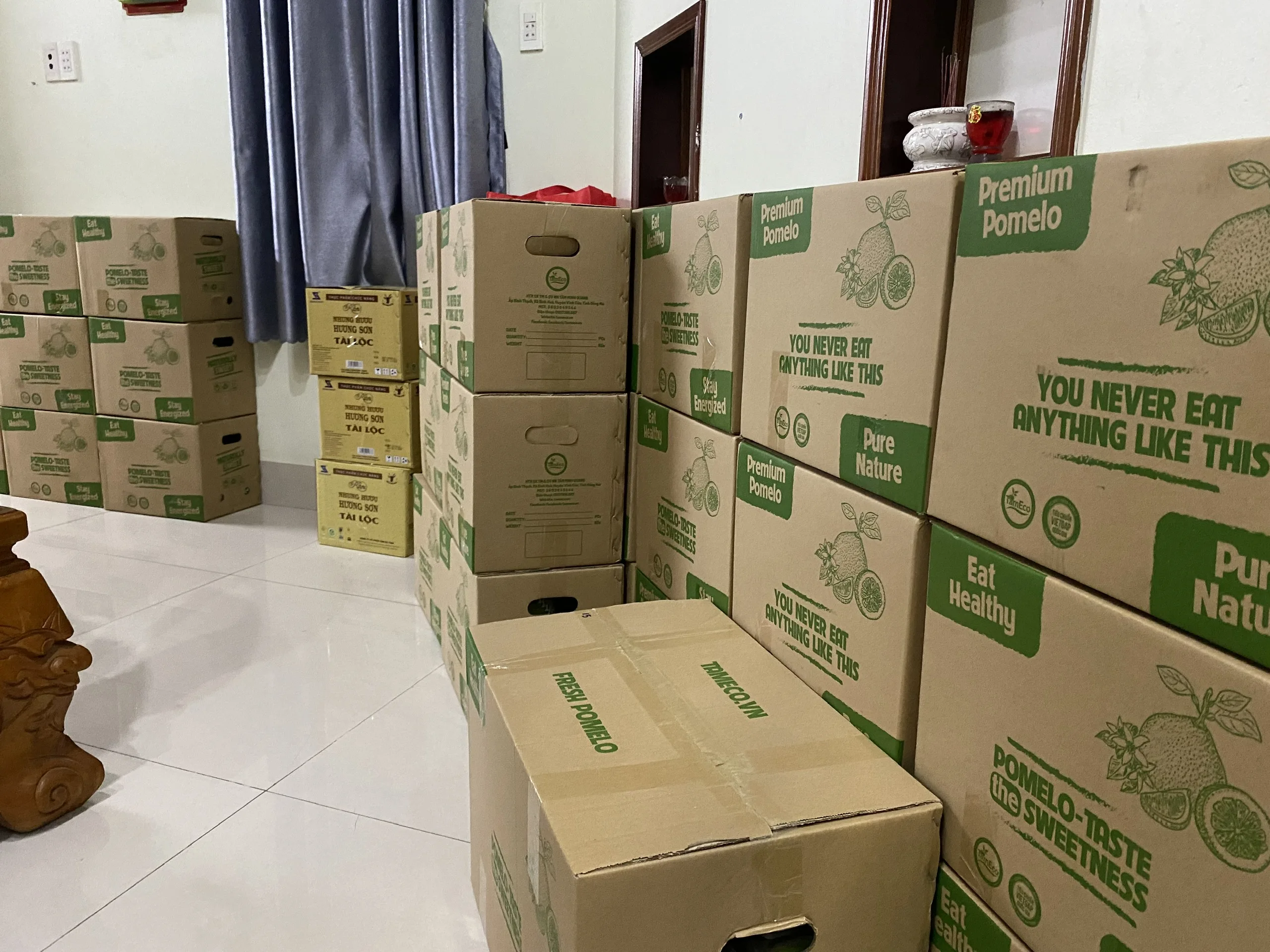 Top Fresh And Green Agriculture Fruits TamEco Organic Pomelo with Delicious flavor from Viet Nam