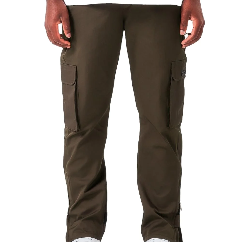 
New Men Straight Fit Khaki Track Cargo Pant With Side Pocket 