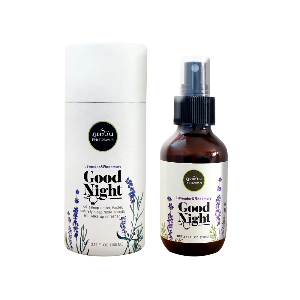 Органическая подушка для хорошей ночи, спрей для глубокого сна, спрей для бессонницы, 100 мл, оптовая продажа, OEM, частная торговая марка