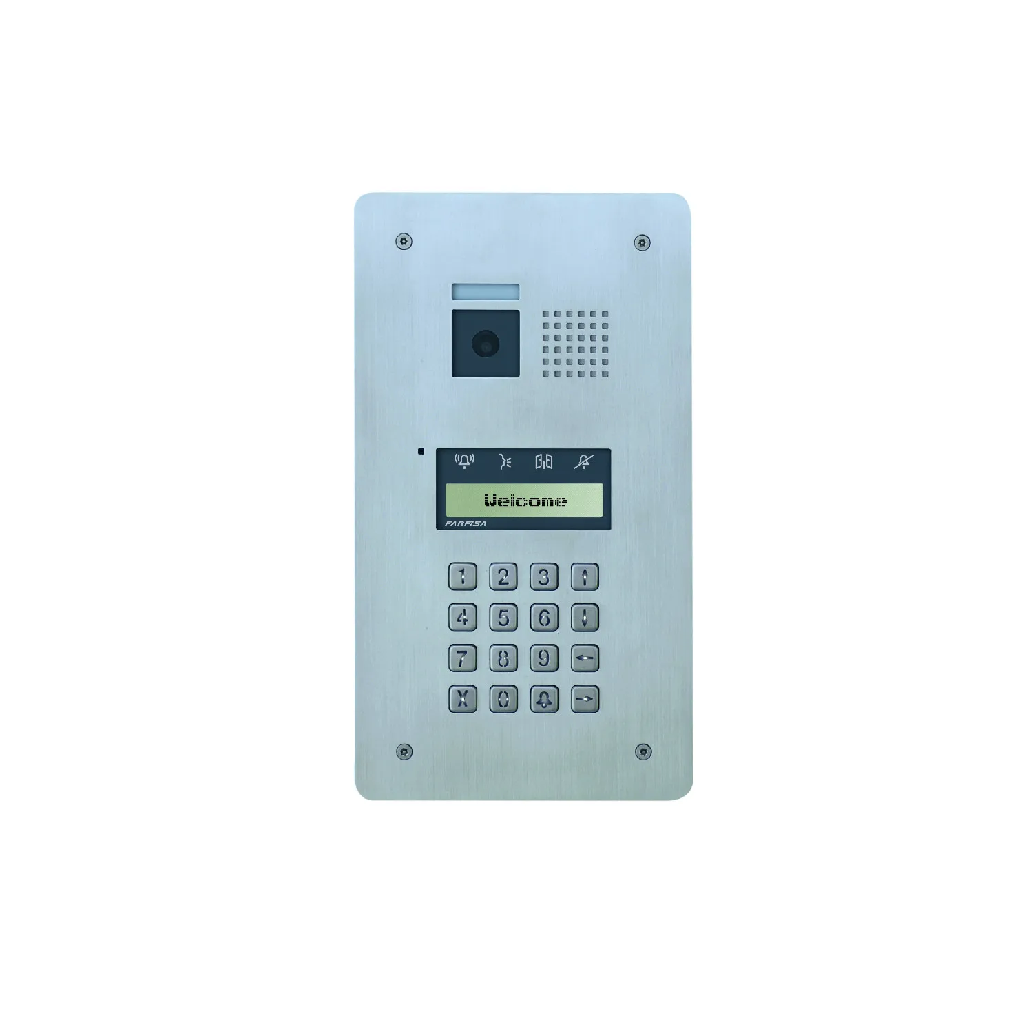Best quality hot sale vandal proof italian Farfisa TD2000 digital entry door panel for security in urban buildings