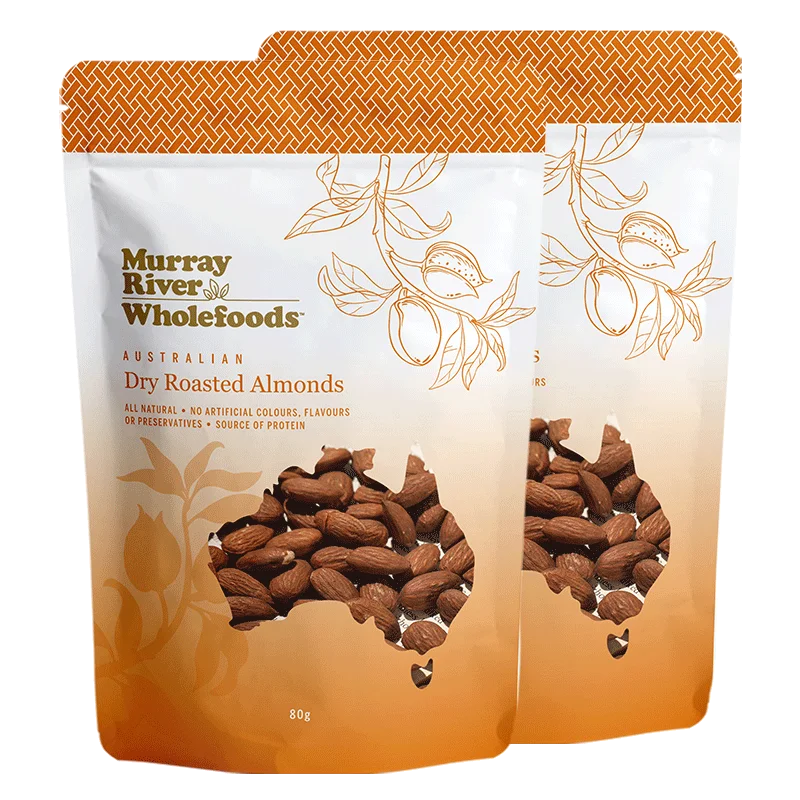 Murray River Organics Healthy Top Grade Organic Almond Kernels Dried Almond Nuts Bags Style Global Packaging