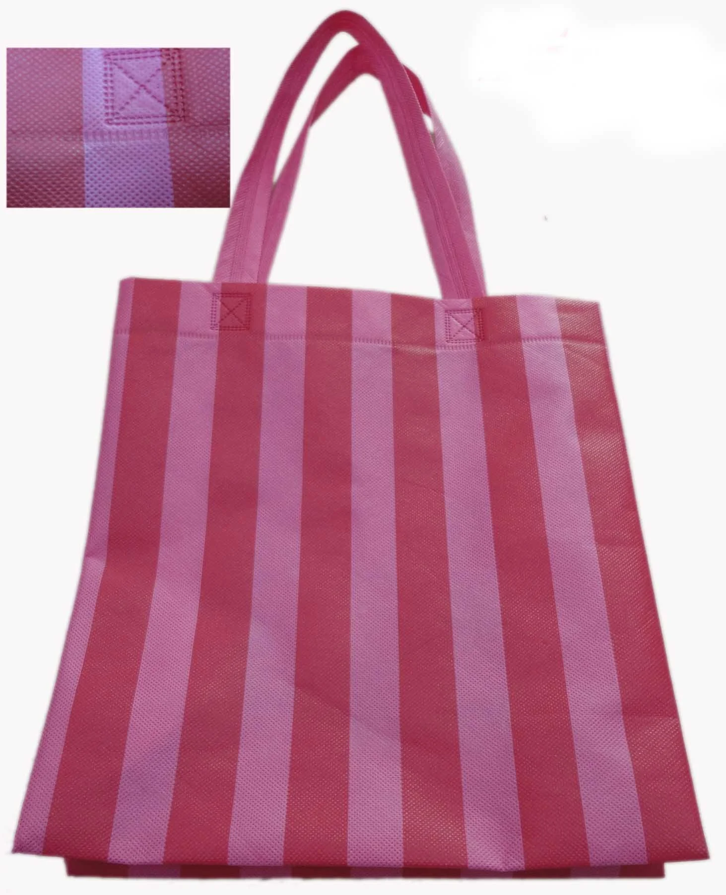 Eco friendly shopping non woven handle bag with custom size and print