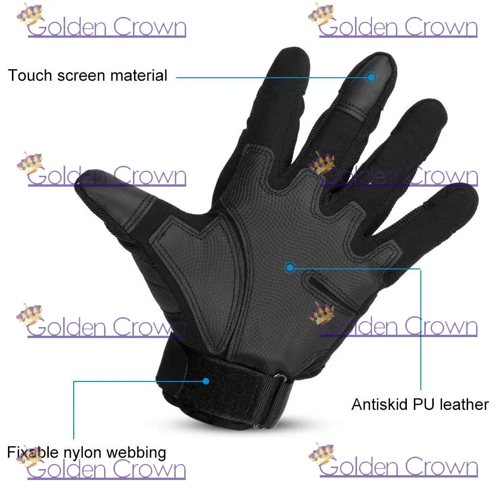 Высококачественные унисекс тактические перчатки для пейнтбольной стрельбы и