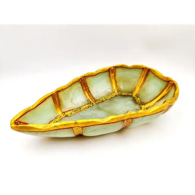 Green Aventurine Painting Bowl Gemstone Material rose quartz Bowl Product