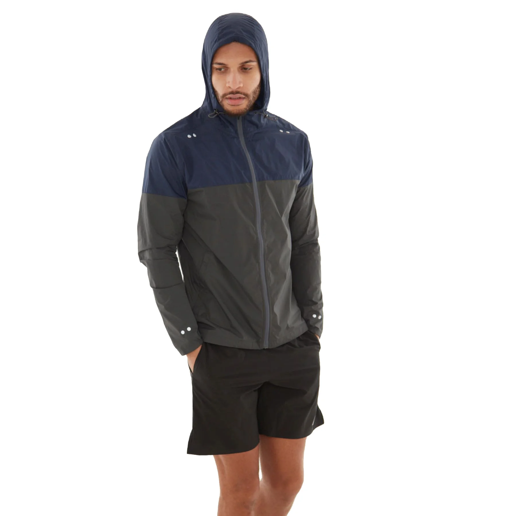 Factory Supply Polyester Nylon Waterproof Custom Mens Jacket Windbreaker