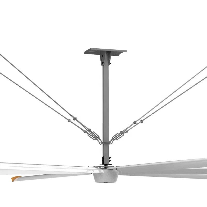 24ft Big Sized commercial BLDC HVLS Fan With PMSM Motor For Factory