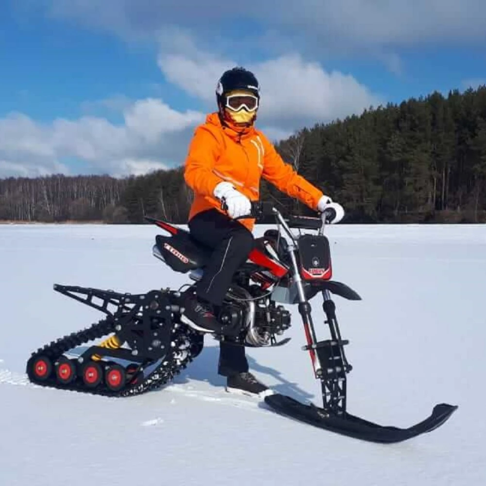 
Snowbike KIT Monotrack snowmobile kit tracked kit for pitbike motorcross ATV bike motorcycle enduro 