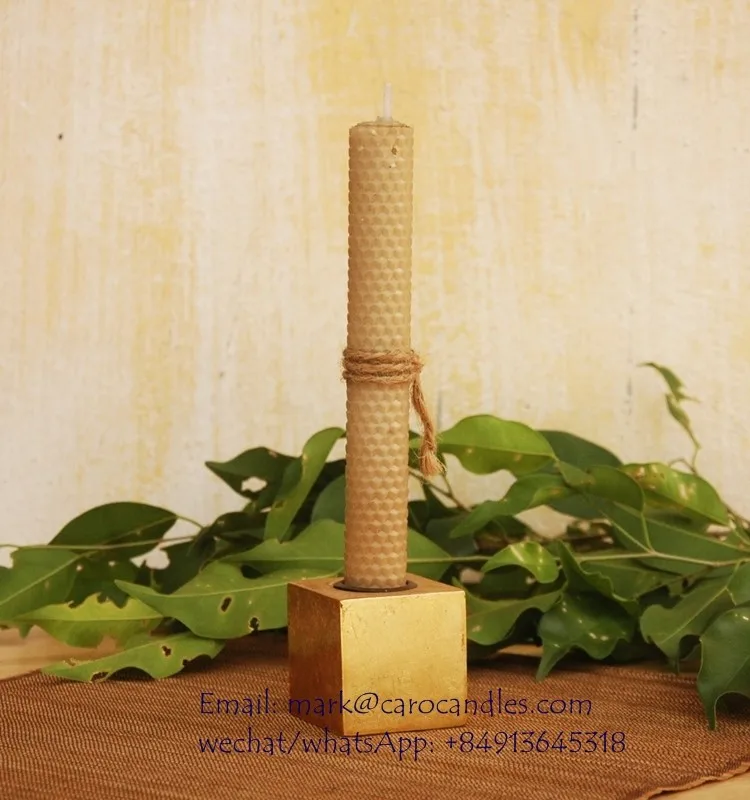 
Pure Handwork long burn decoration pillar candle 