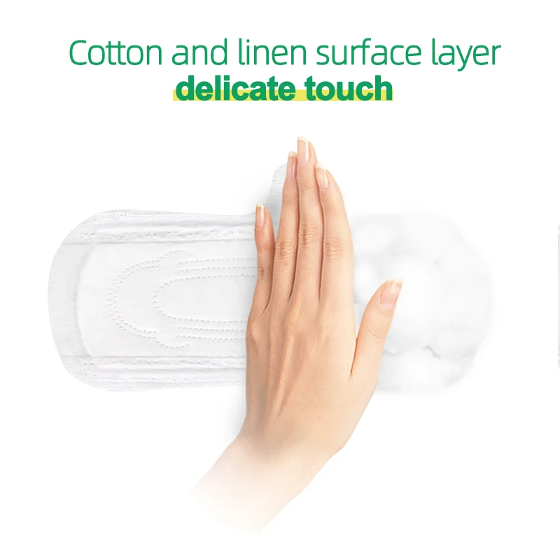 OEM частная этикетка каннабидиол гигиенические салфетки натуральный пеньковое волокно Конопляный экстракт Infused гигиеническая прокладка