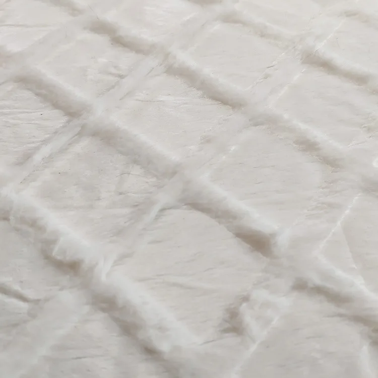 pv velvet Square recycled knitted embossing White minky polyester jacquard homtextile plush fabric