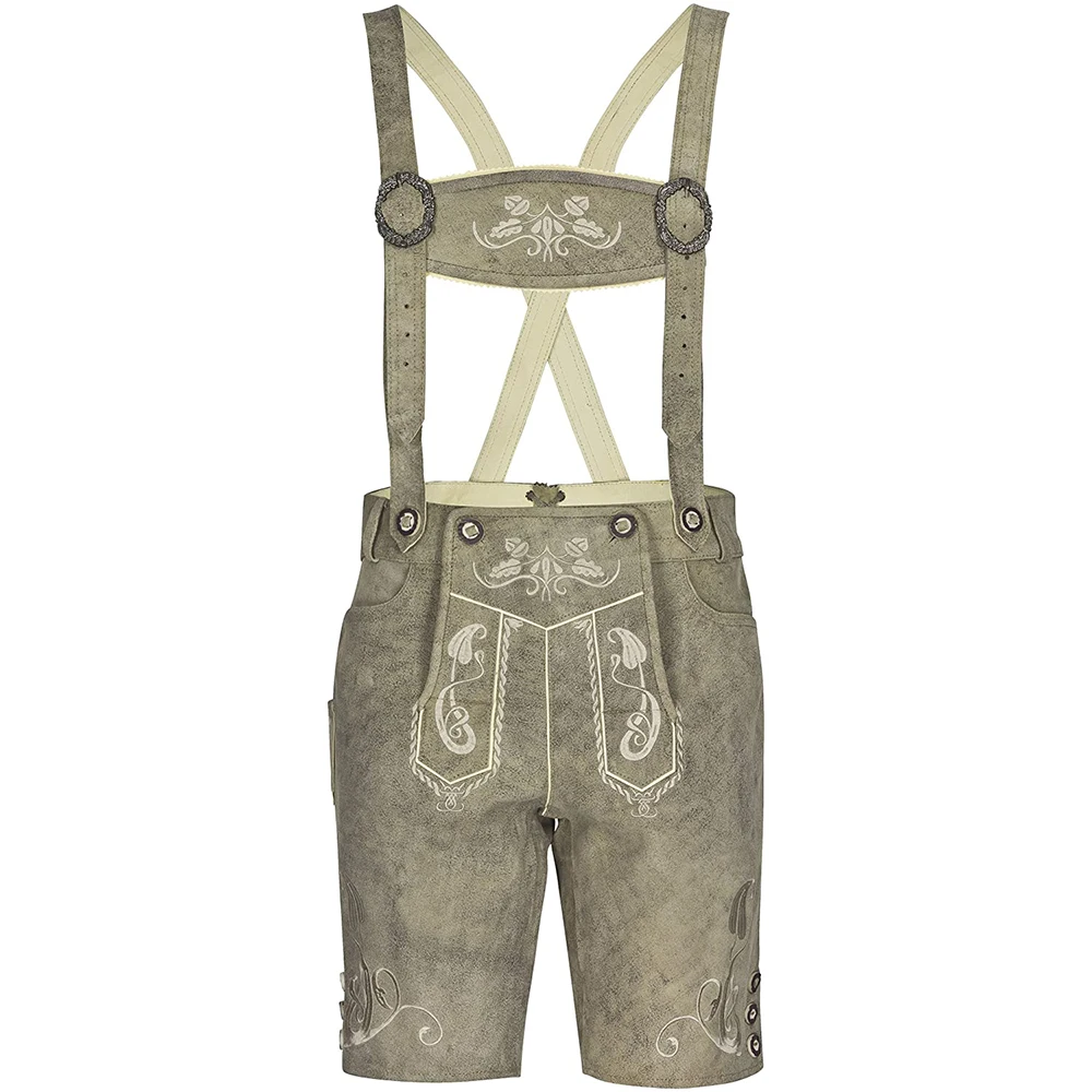 MHF Trachten Couture мужские яркие антикварные немецкие баварские брюки Lederhosen Октоберфест