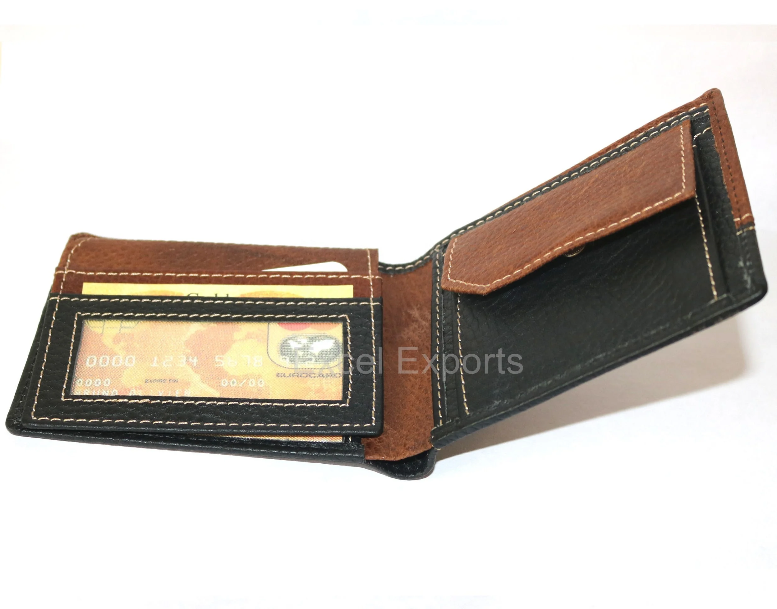 Leather Products High quality Men Leather Wallets Heavy duty leather purse