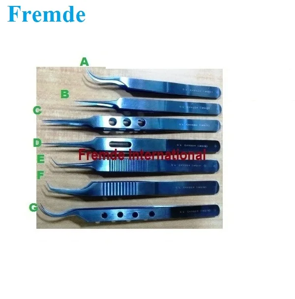 Micro Hair Transplant forceps set of 7 Pieces Certified By CE