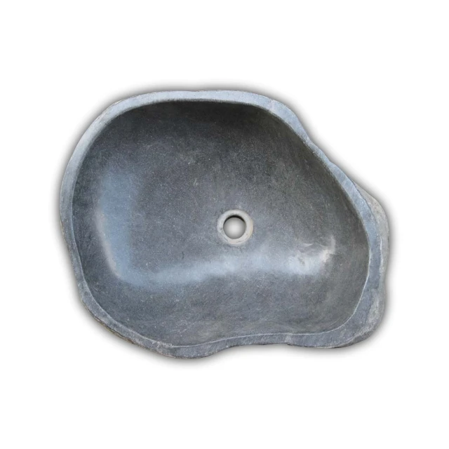 New Natural Stone Sink Bali River Stone Sink - Traditional Design - Kitchen Vessel Sink