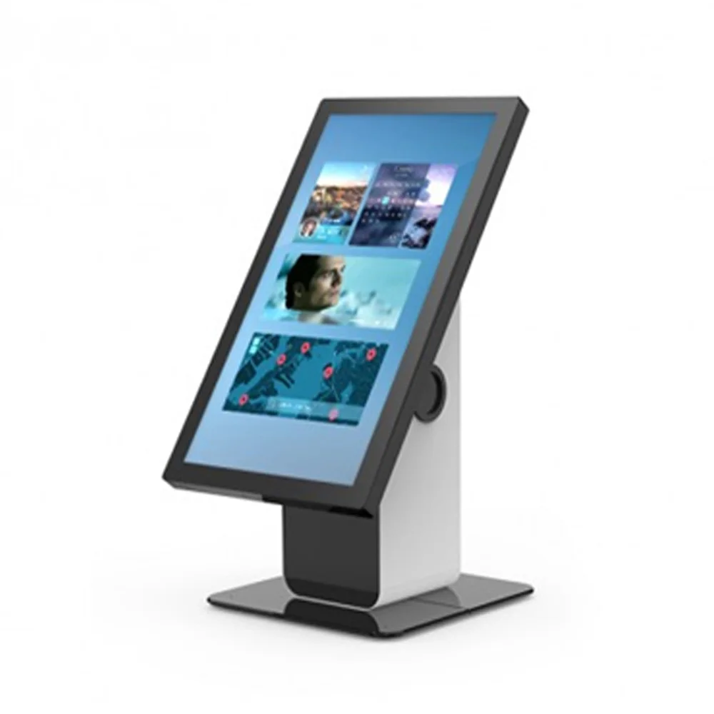 Tech Lab High Quality Countertop and Screen Self Ordering Kiosk VESA Standard Holes  Fitted with Different Styles Monitors