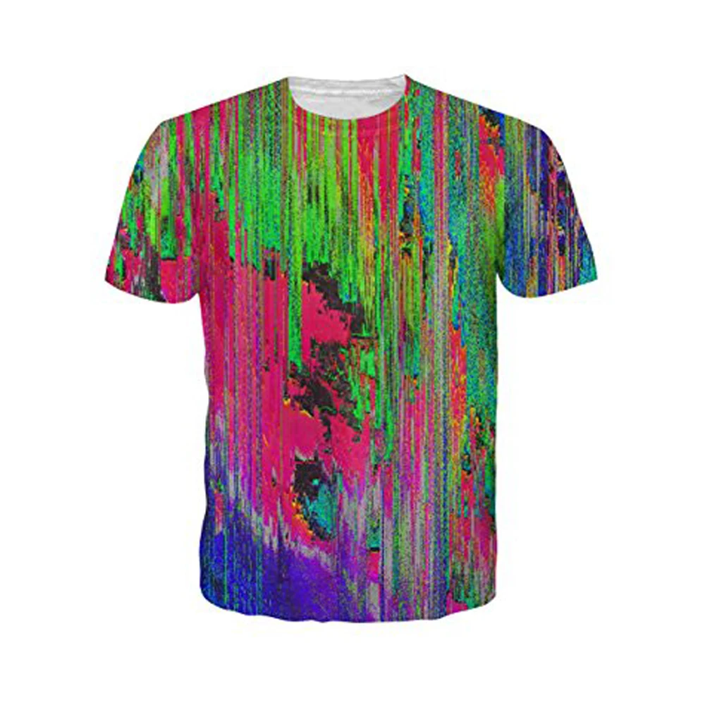  Оптовая продажа Мужская хлопковая футболка с принтом сублимационной печатью на заказ
