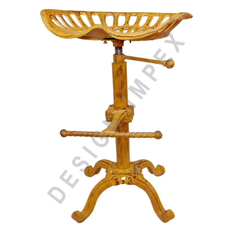 Tractor Seat Stool Industrial Garden Cast Iron