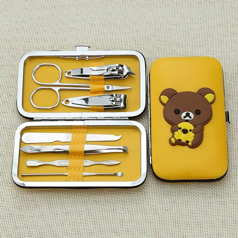 Оригинальный фабричной конкурентоспособной ценой, c-tick нержавеющая сталь 8 шт инструменты маникюрный набор для ногтей Набор для маникюра и педикюра, профессиональный