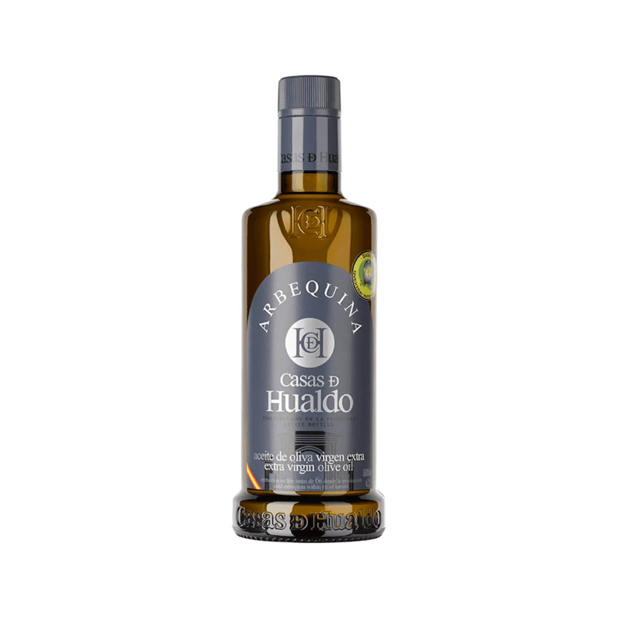 Spanish Extra Virgin Olive Oil. Premium-Arbequina-500ml. Our extra virgin can be presented in an elegant case.