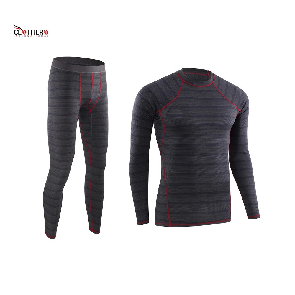 Мульти-размер; Сохраняет тепло; Оптовая продажа термо белье для мужчин Спорт на открытом воздухе комплект нижнего белья