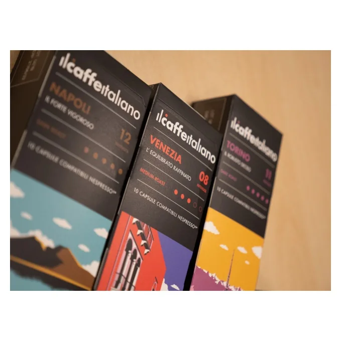 
100 capsules Compatible Nespresso (R)* - Roma - Coffee Capsule 