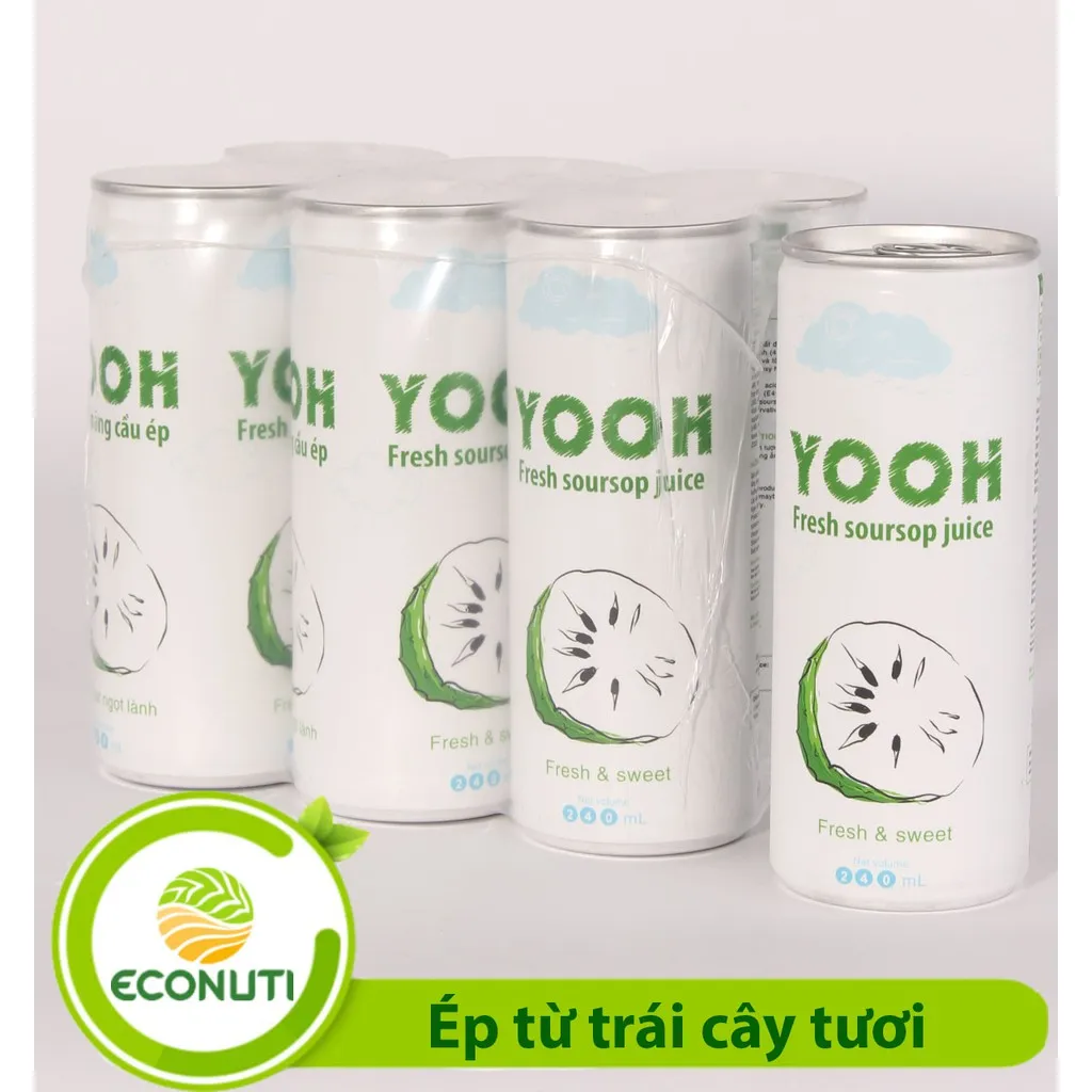 Yooh Fresh Soursop Juice 240 мл Высокое качество для оптовой розничной торговли из
