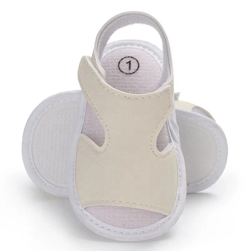 Soft Newborn Barefoot Infant Toddler Summer PU Baby Girl And Boy Sandals