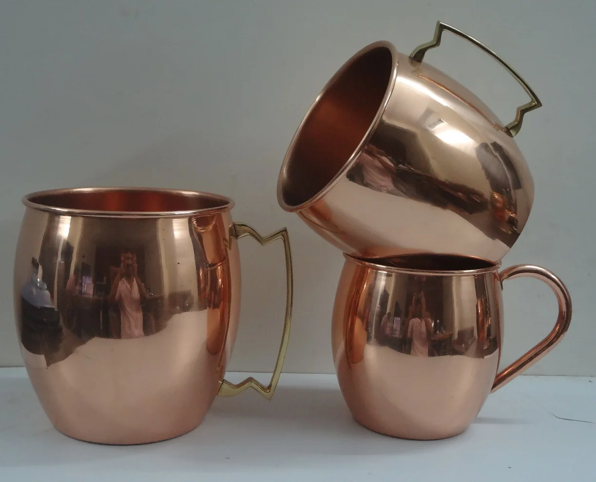Premium Quality Copper Moscow Mule Mug Solid Copper Beer Mug Handcrafted Pure Copper Vodka and Beer Mug