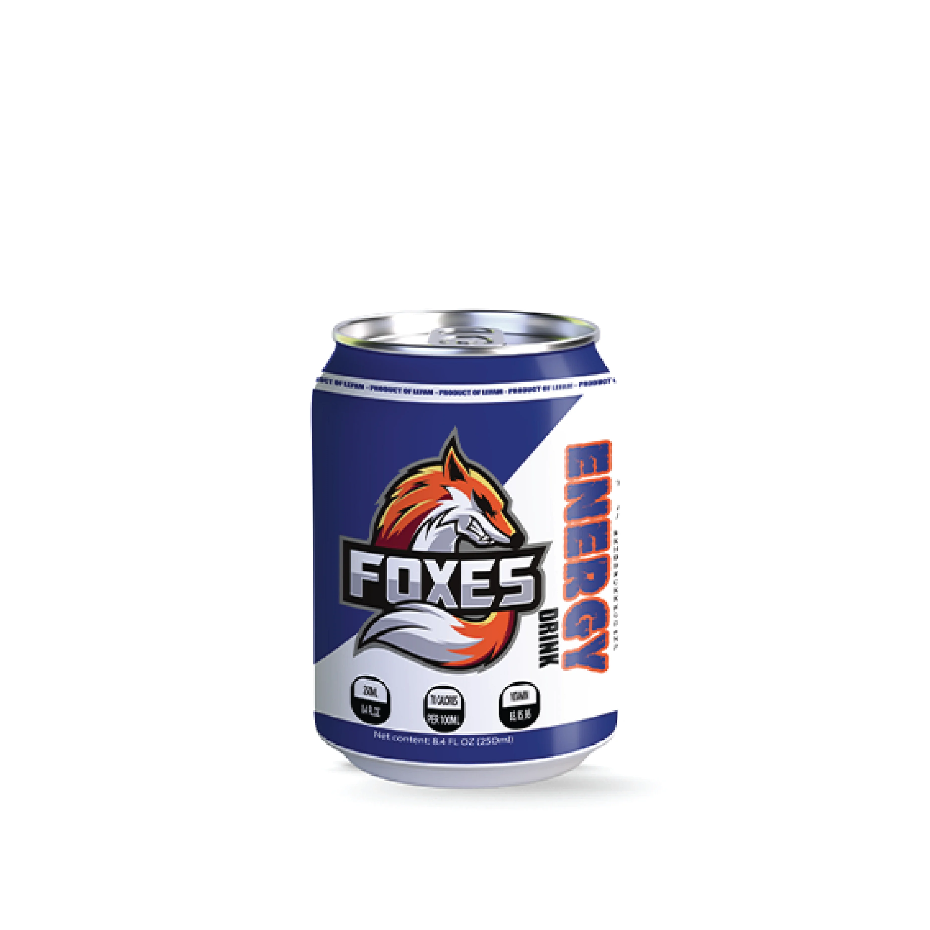 Sport Drink Foxes Energy Drink Premium OEM ODM Supplier from Vietnam Good Price OEM 250ml 8.4 Oz WhatsApp 0084 96 345 2745