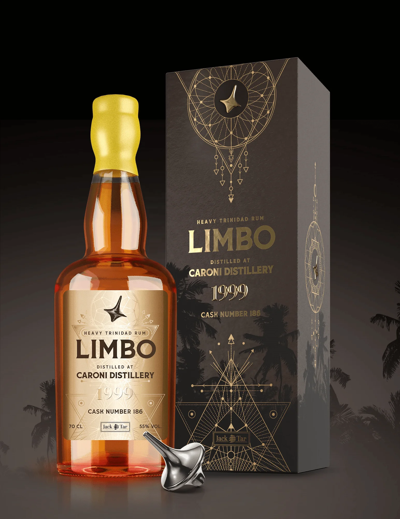 Ром подвешенном состоянии 1999 один бочка-дистиллированной на Caroni завод по производству-доказательство тяжелый Тринидад ром-55,0% Vol. - 700 мл