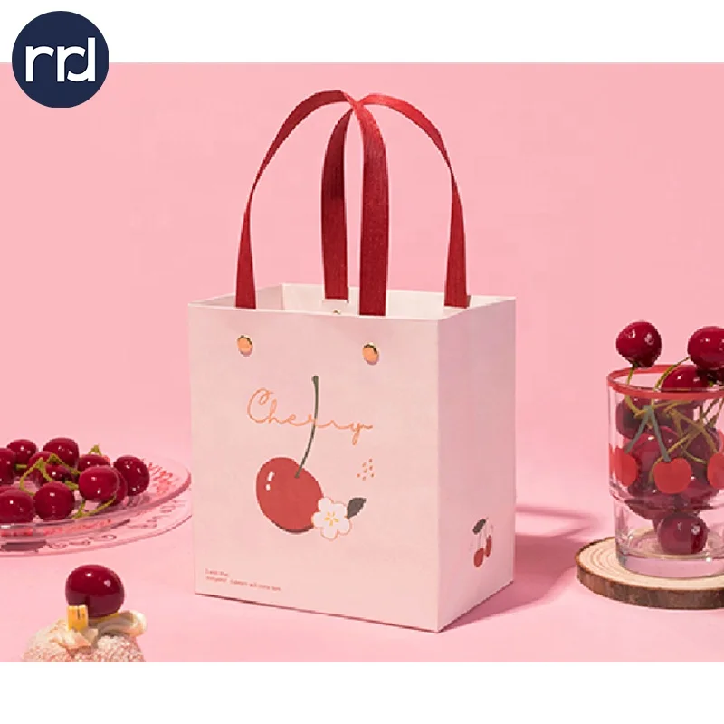 RRD 2021 китайские производители небольшой шоппинг Роскошная переноска для свадьбы Пользовательский логотип Печатный бумажный подарочный пакет с
