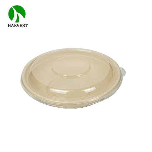 Disposable eco-friendly bamboo paper pulp takeaway food containers