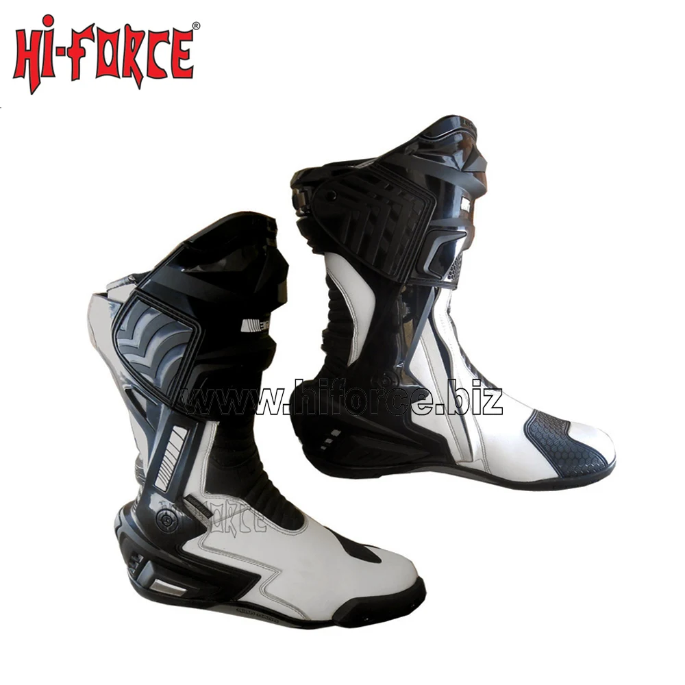 Leather boots motorcycle riding shoes mx long boot man Enduro Road Rally Motorbike Racing Boots