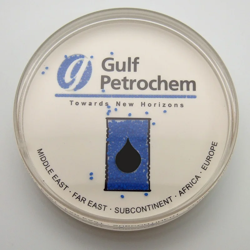 Acrylic liquid filled personalized paper weight