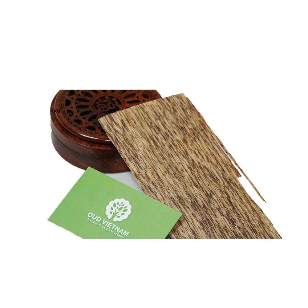 Special  Quality Oud Wood Chunks 100% pure Grade 3A+ Very Strong Sweet Scent Thickness 0.5 mm 2 sides dark incense