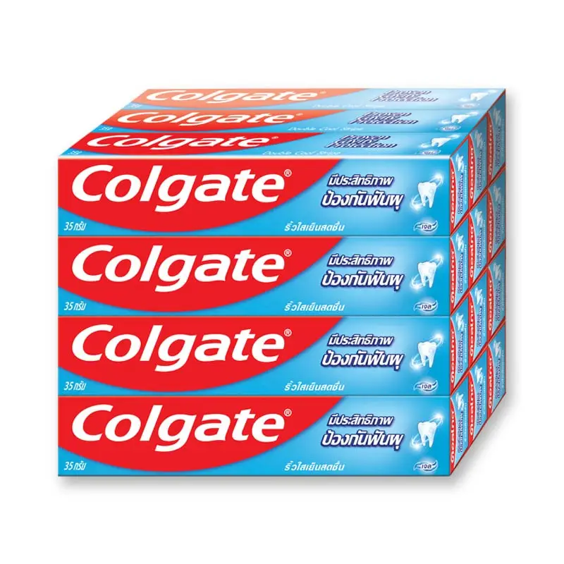Toothpaste Clear and Cool Streak Formula 80 g Pack 12 Origin Thailand