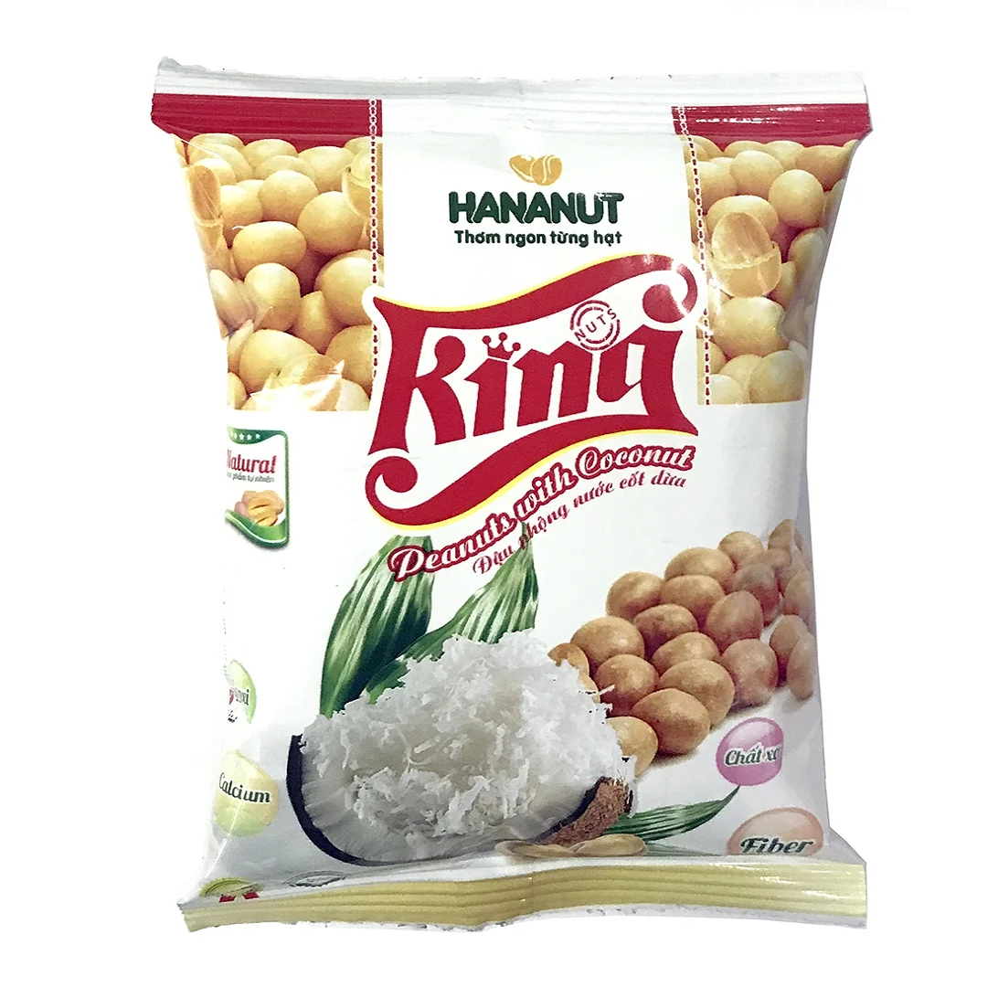 Roasted Peanut With Coconut Juice In Bag