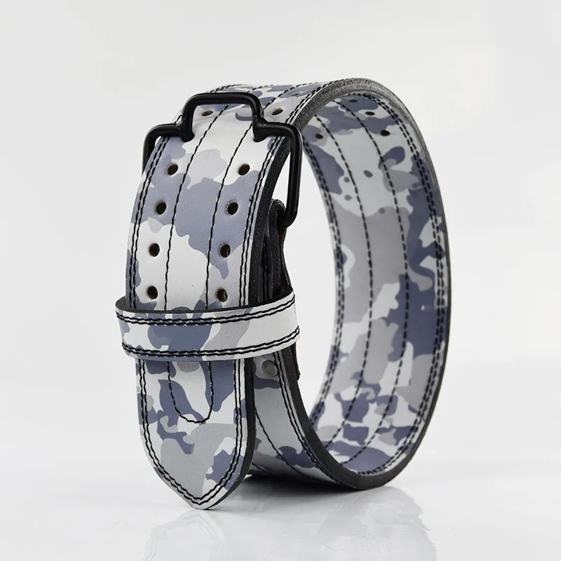 
custom weight lifting power belt Camo Design Printed 