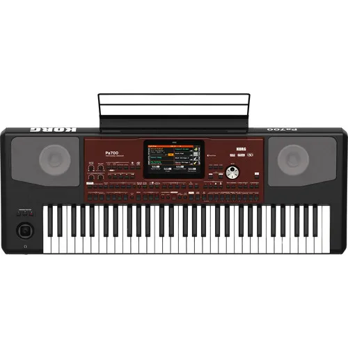 100% Original Pro Audio Keyboard Arrangers Korg Pa700 61-Key Professional Arranger with Touchscreen and Speakers