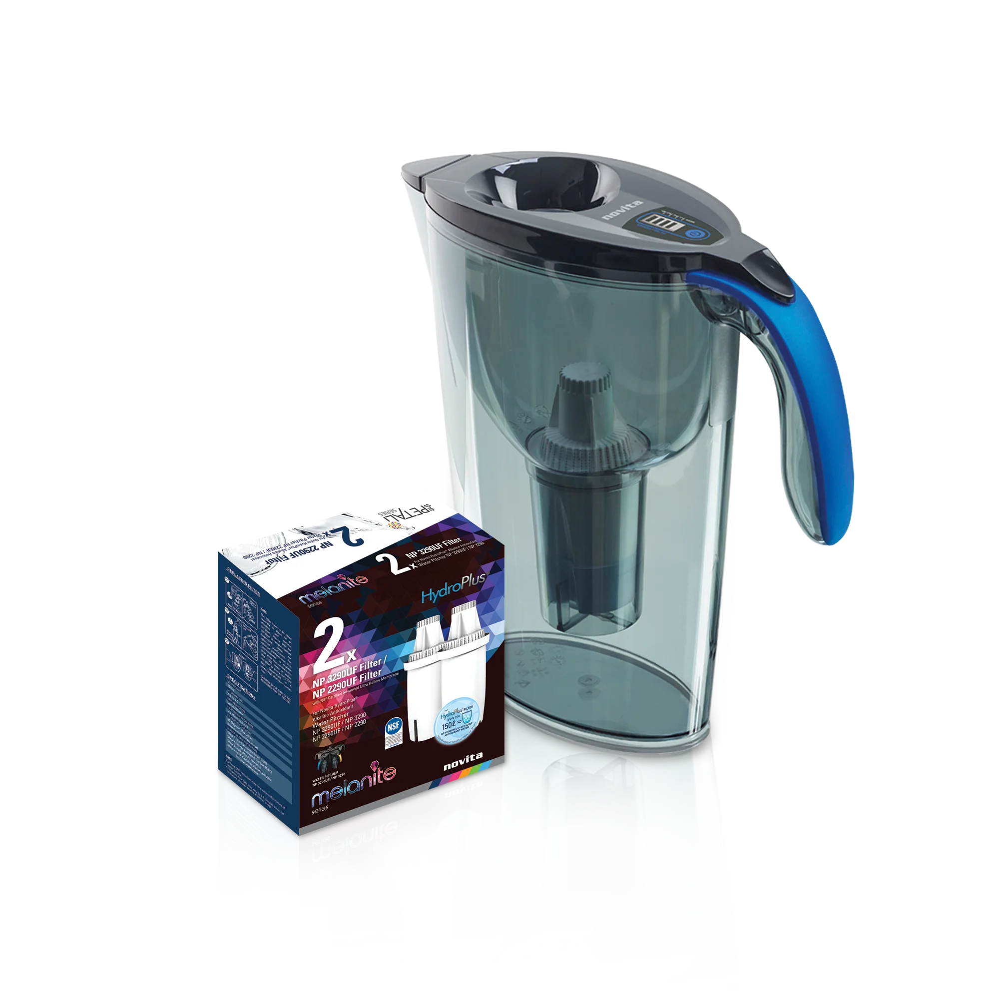  Novita SG HydroPlus кувшин для воды NP3290UF и набор фильтров