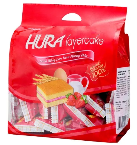 Hura Layer Cake Strawberry 360g