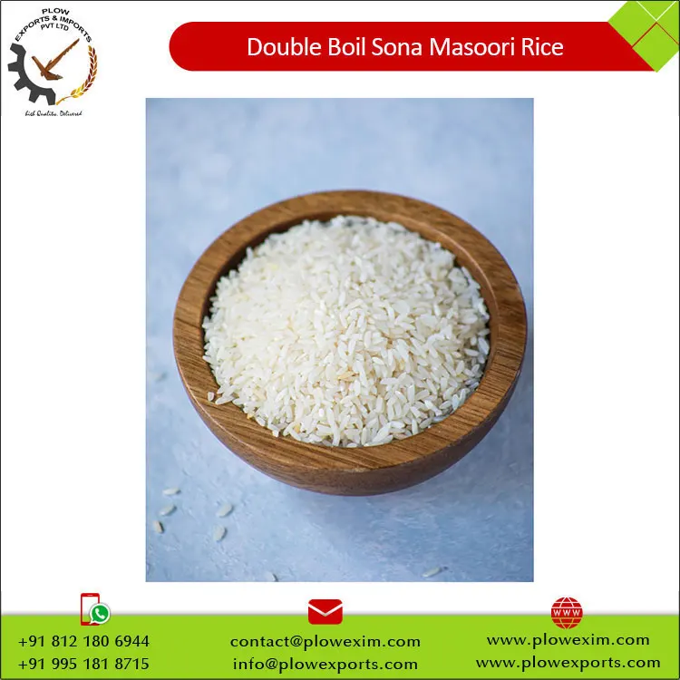 Hot Sale Double Boil Sona Masoori Rice Best Broken/Long/parboiled Rice