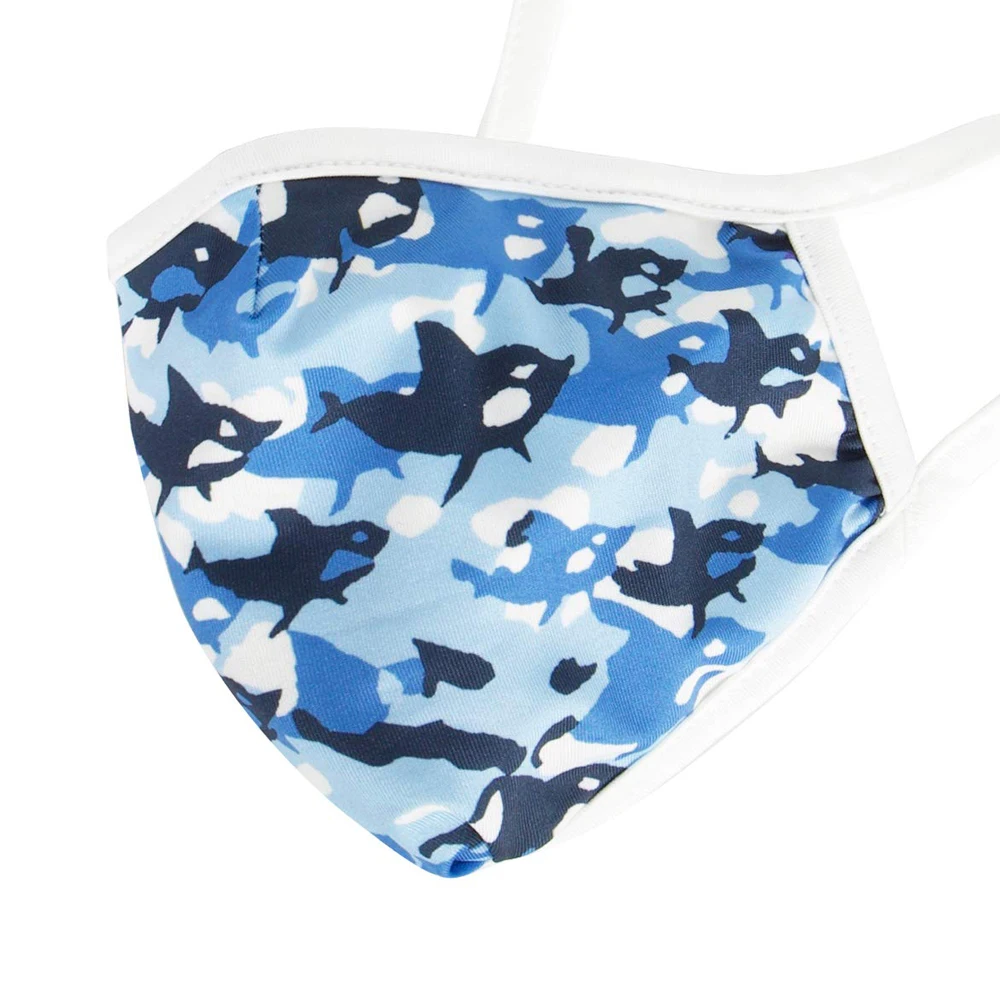  Oem оптовая продажа сублимационная модная многоразовая моющаяся маска для лица из 100% хлопка и полиэстера с дыхательным клапаном