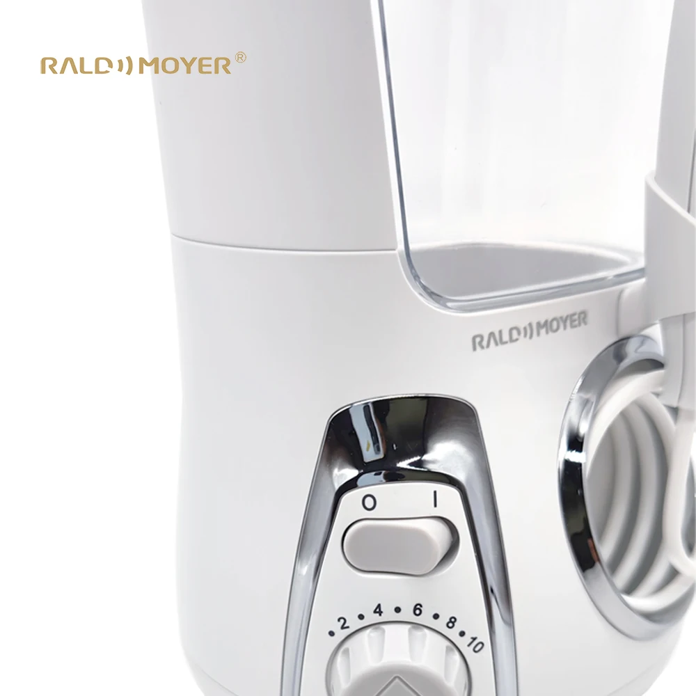 Raldmoyer AP100 Desktop Model 10 Pressure Control  800ml Reservoir Deep Interdental Cleaning Gum Massage Dental Water Jet