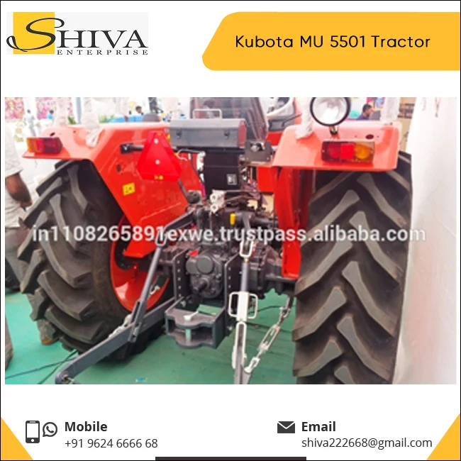 Trusted India Exporter Huge Demanded 4 X 4 Kubota Tractor on Sale